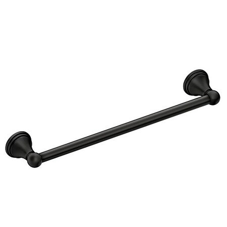 Moen Preston 18 Towel Bar in Matte Black DN8418BL